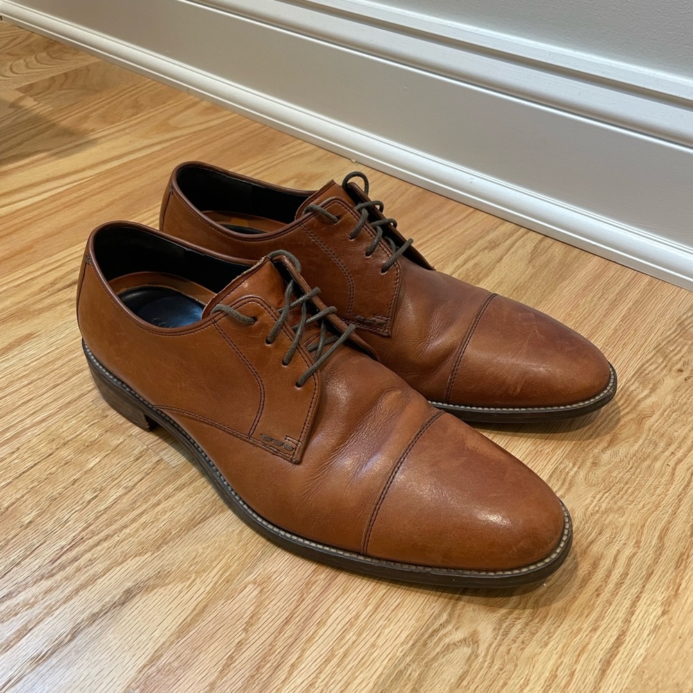 Cole Haan Grand OS Brown leather dress shoes